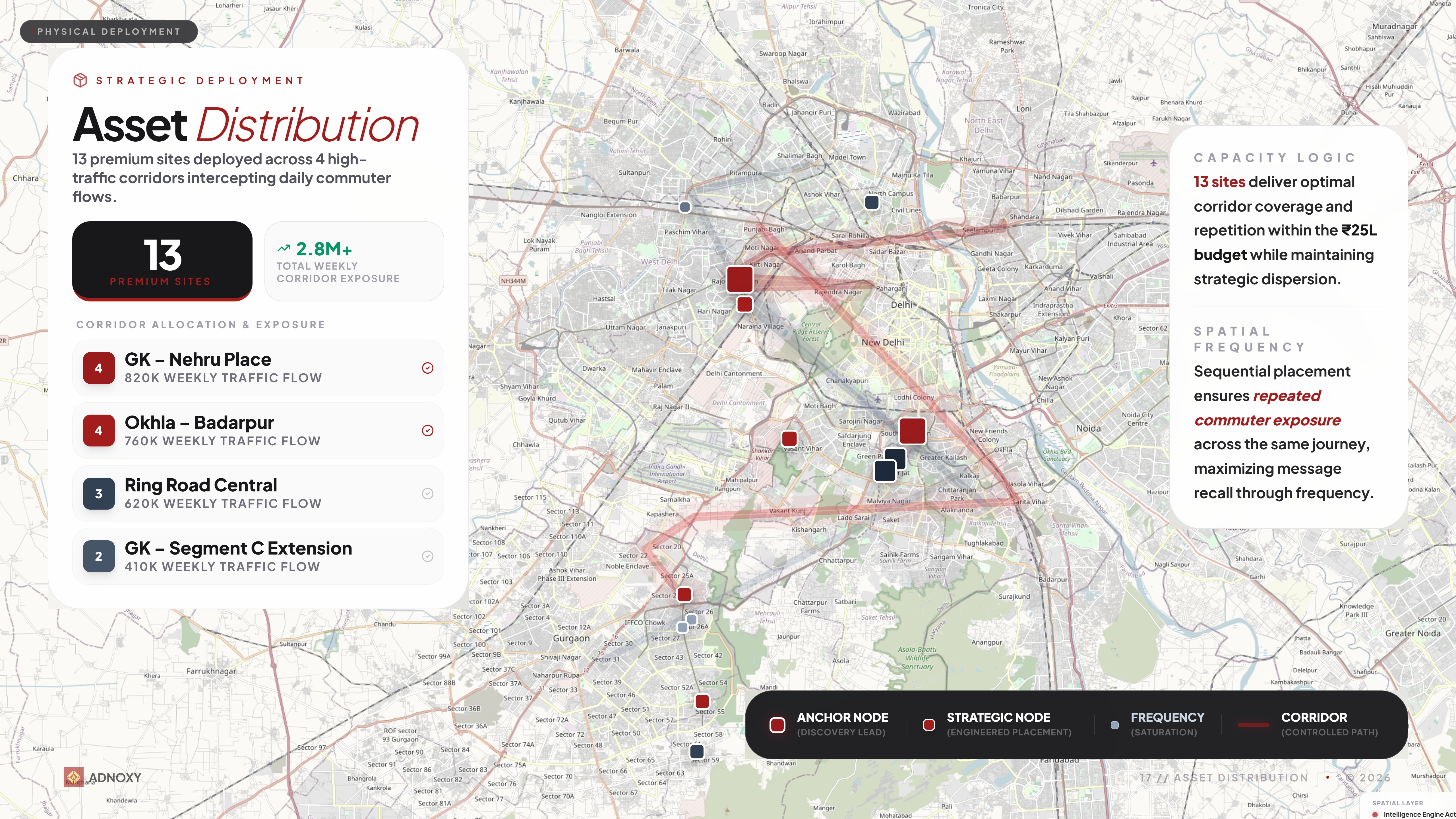 Delhi NCR Campaign Strategy Map